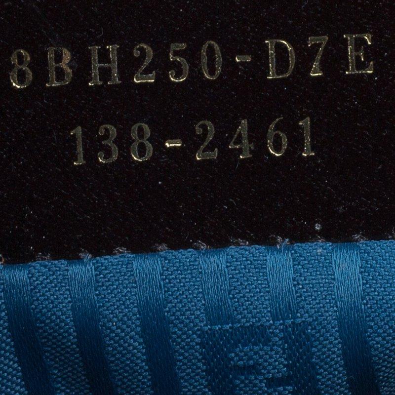 Fendi Blue Saffiano Leather 2Jours Tote 7