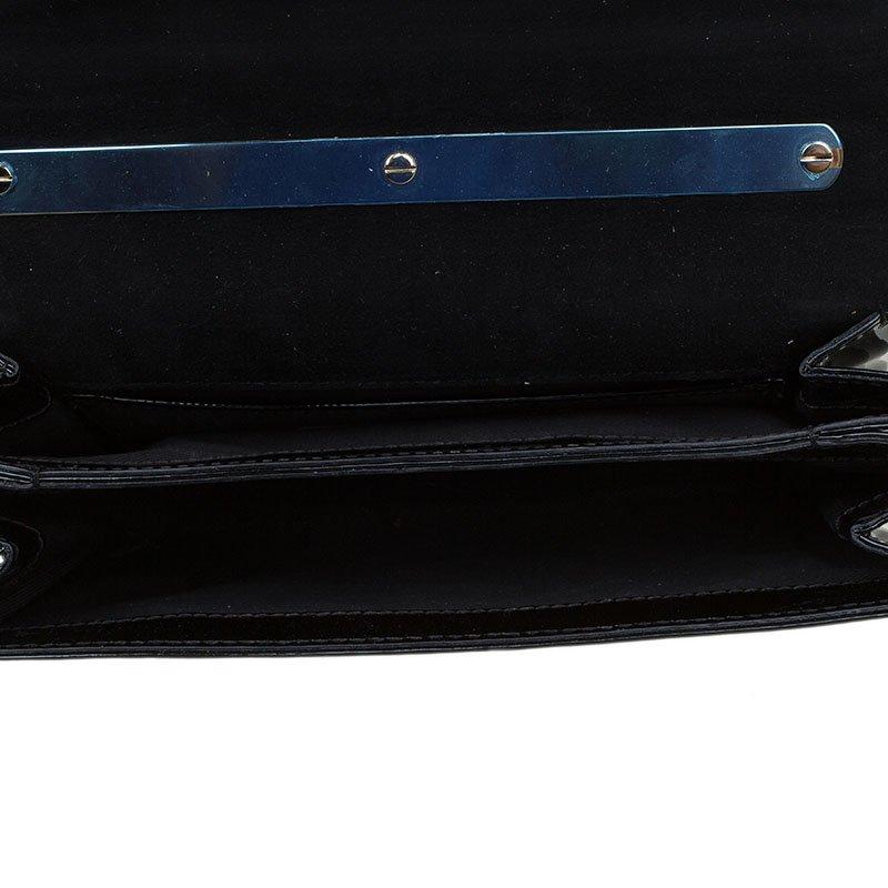 Valentino Black Patent Leather Rockstud Va Va Voom Shoulder Bag 3