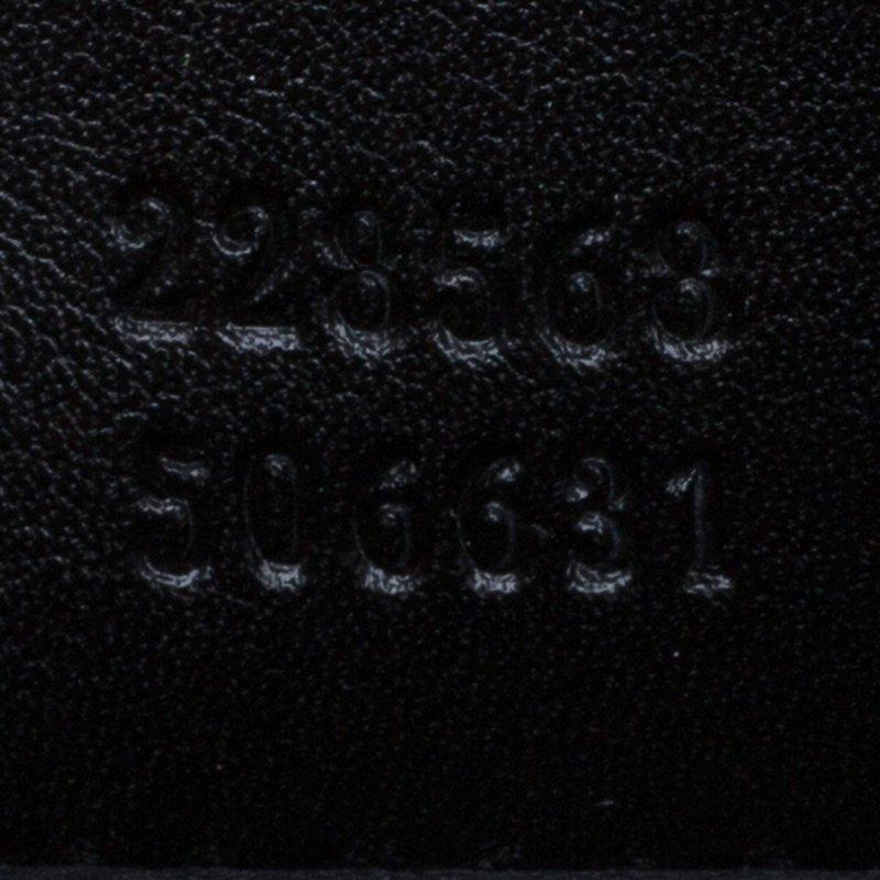 Gucci Black Patent Leather Tempered Glass Broadway Clutch 3