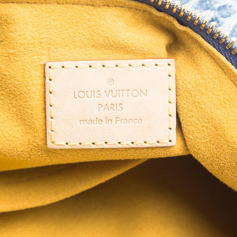 Louis Vuitton Blue Monogram Denim Baggy PM Bag 2