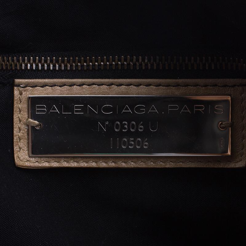 Women's Balenciaga Oatmeal Leather XL RH City Tote