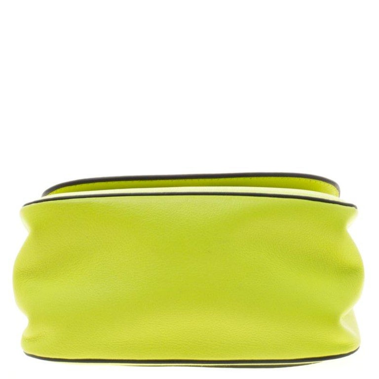 Valentino Neon Green Leather Crossbody Bag at 1stDibs neon green