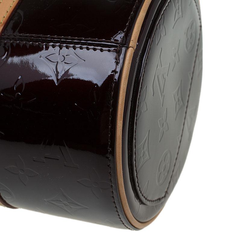 Louis Vuitton Amarante Monogram Vernis Bedford Bag 2