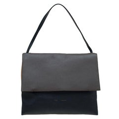 Celine Tri Color Leather and Suede All Soft Shoulder Bag