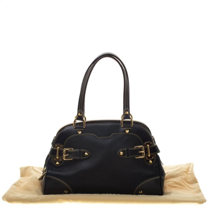Louis Vuitton Black Suhali Leather Le Radieux Bag 6