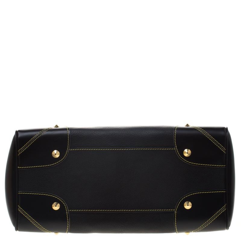 Louis Vuitton Black Suhali Leather Le Radieux Bag 5