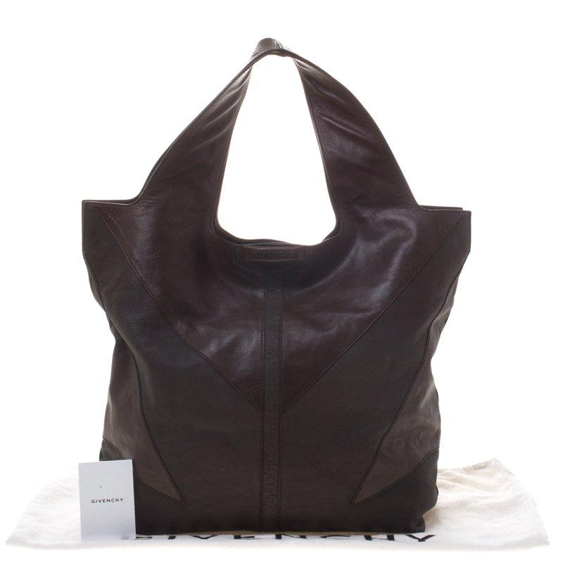 Givenchy Dark Brown Nappa Leather George V Tote 2