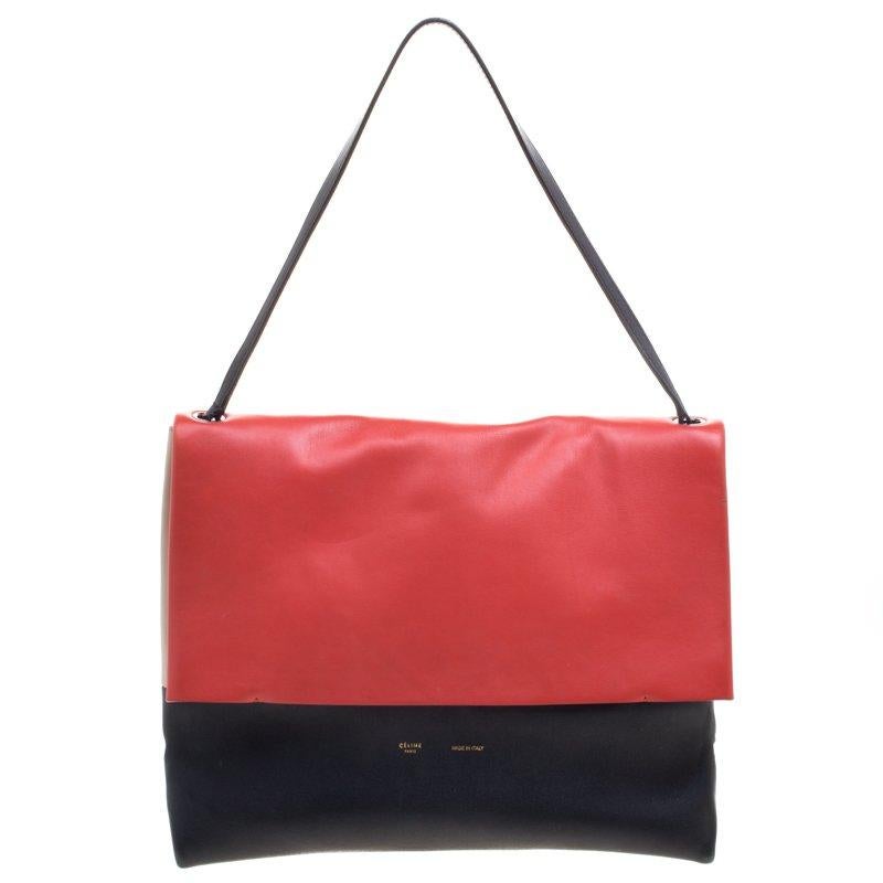 Celine Multicolor Leather All Soft Shoulder Bag