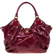 Louis Vuitton Cerise Monogram Patent Leather Surya L Bag