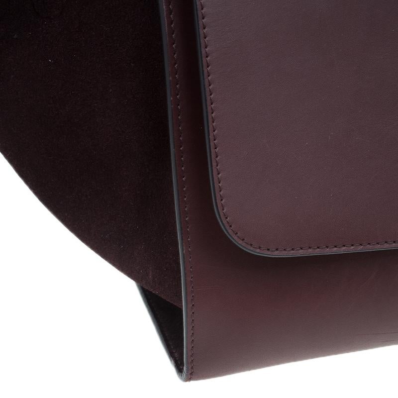 Celine Brown Leather Medium Trapeze Bag 8