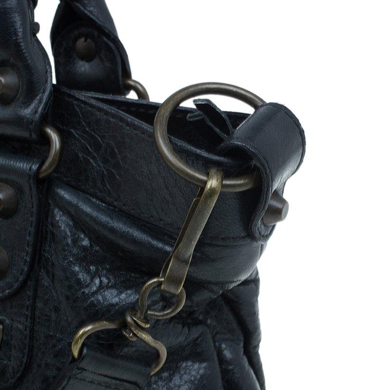 Balenciaga Black Leather First Classic Bag 8