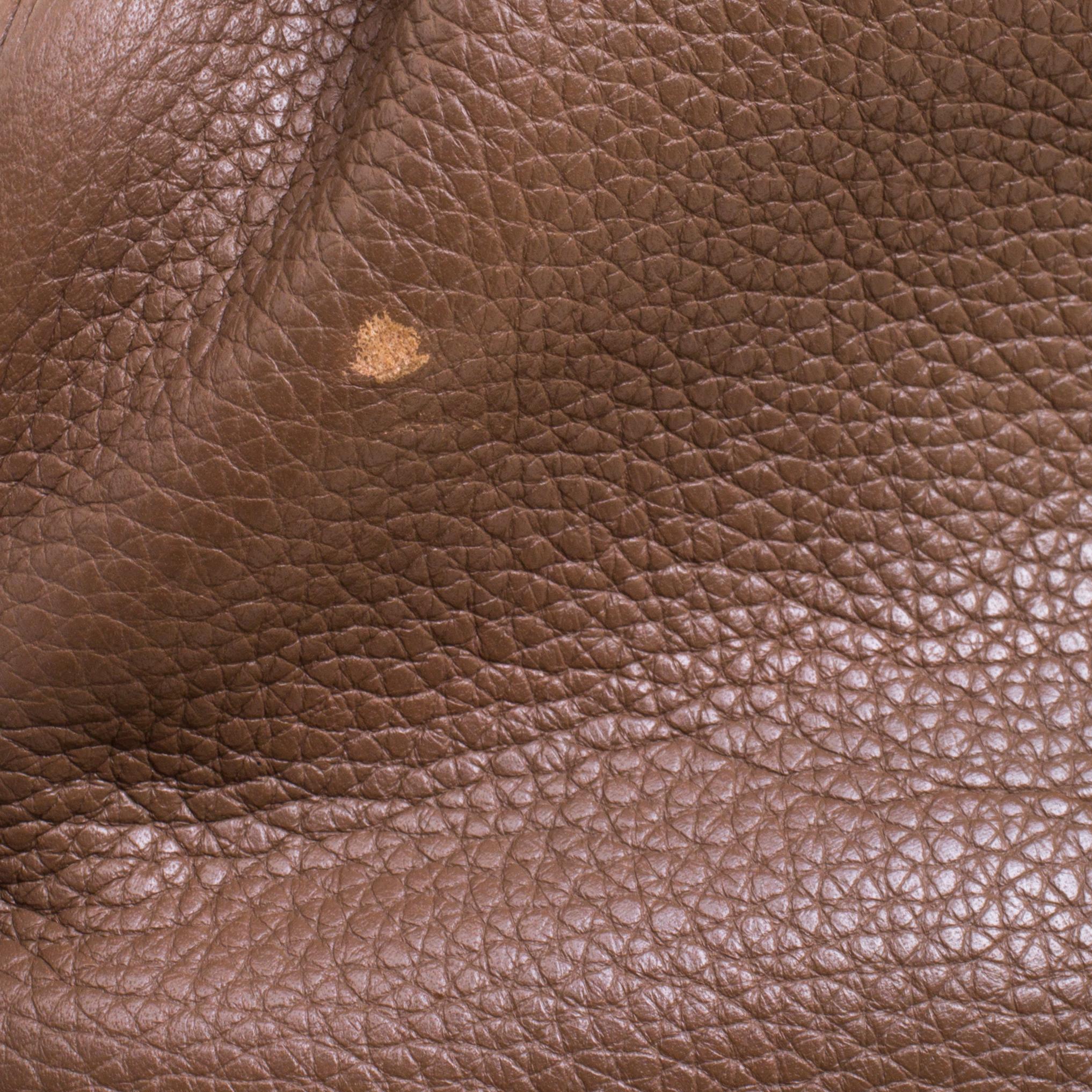 Loewe Brown Leather Flamenco Shoulder Bag 2