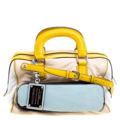 Dolce And Gabbana Multicolor Leather Miss Pocket Satchel