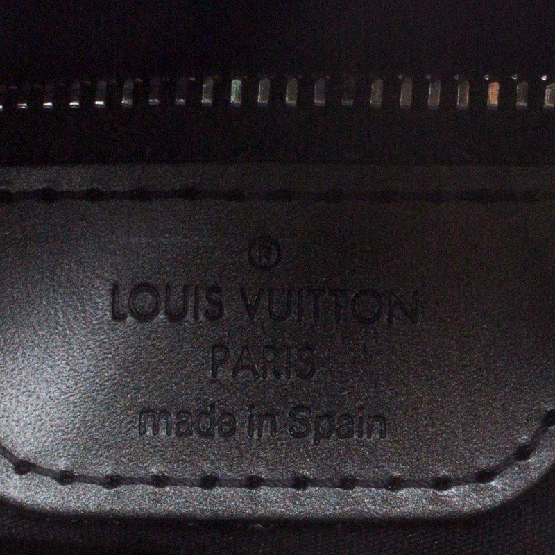 Louis Vuitton Metallic Dark Grey Monogram Mat Stockton Bag 1