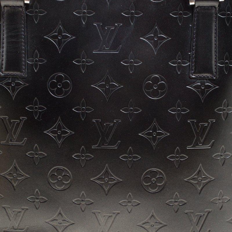 Louis Vuitton Metallic Dark Grey Monogram Mat Stockton Bag 6