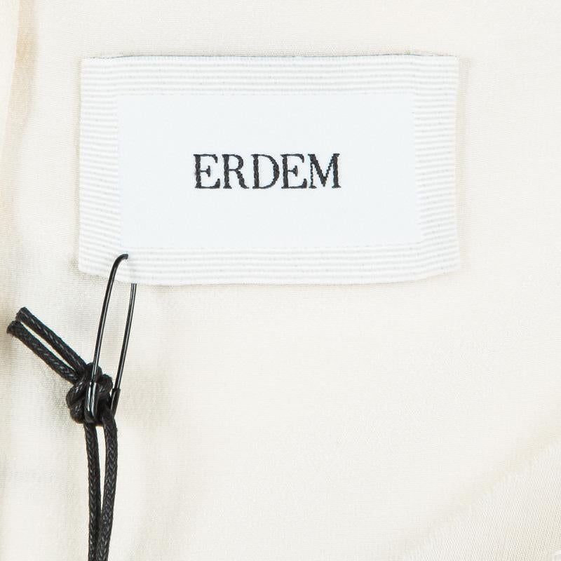 Erdem SS'17 Ivory Ottoman Jacquard Floral Karol Dress L 1