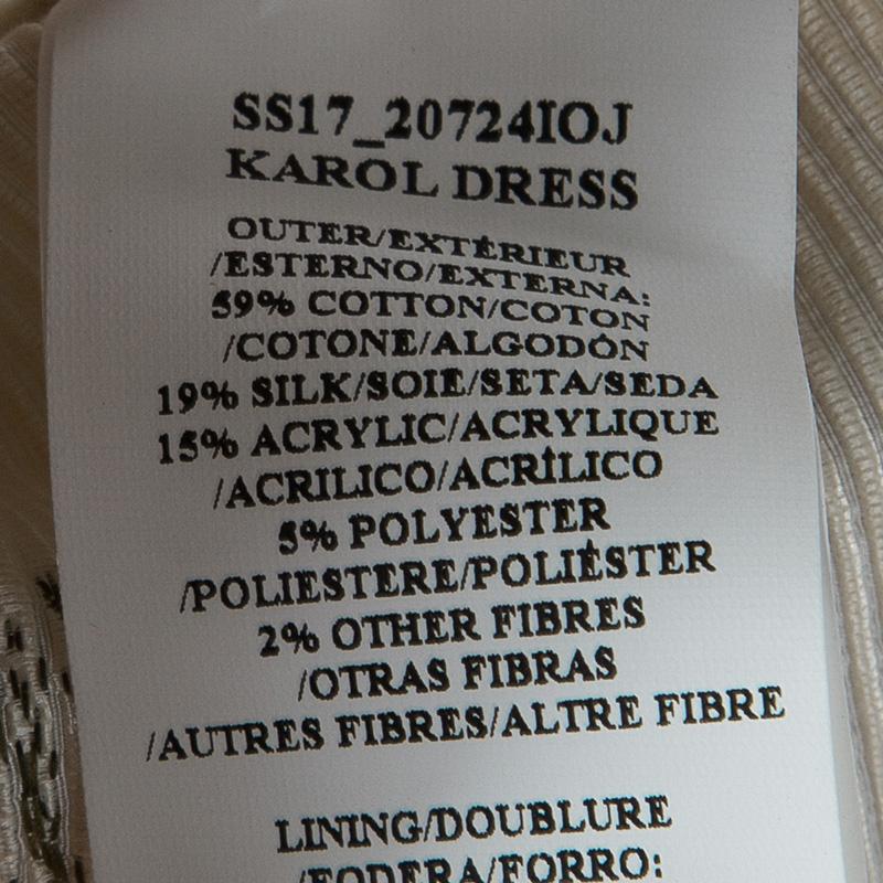 Erdem SS'17 Ivory Ottoman Jacquard Floral Karol Dress L 2