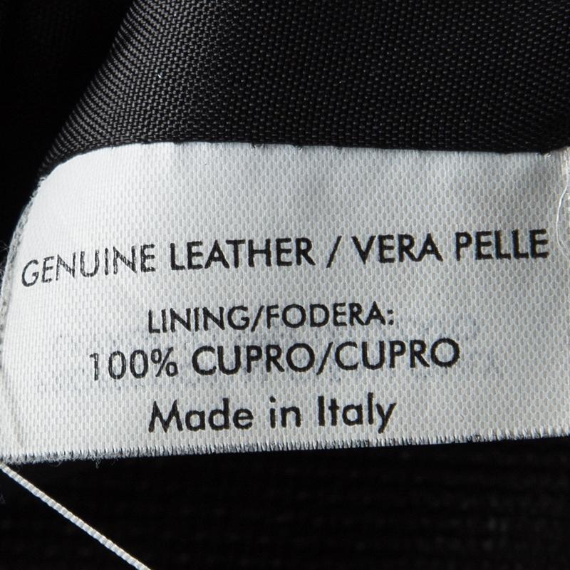Yves Saint Laurent Hiver'08 Dark Brown Leather Asymmetric Zip Front Jacket M In Good Condition In Dubai, Al Qouz 2