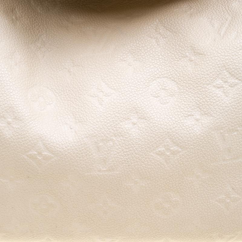 Women's Louis Vuitton Neige Monogram Empreinte Leather Artsy MM Bag