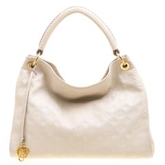 Used Louis Vuitton Neige Monogram Empreinte Leather Artsy MM Bag