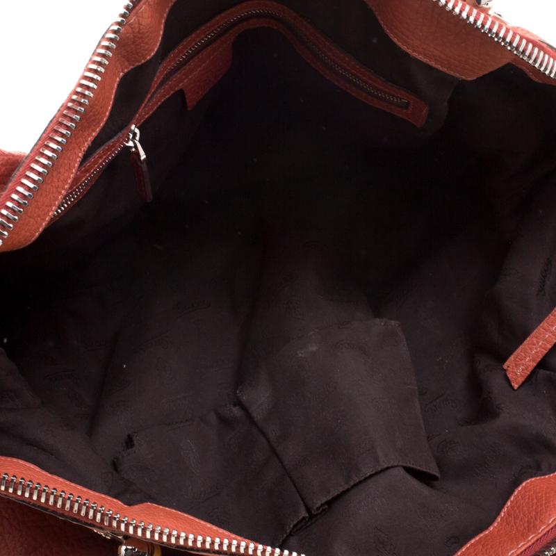 Gucci Brown Leather Medium Bamboo Bar Shoulder Bag 7