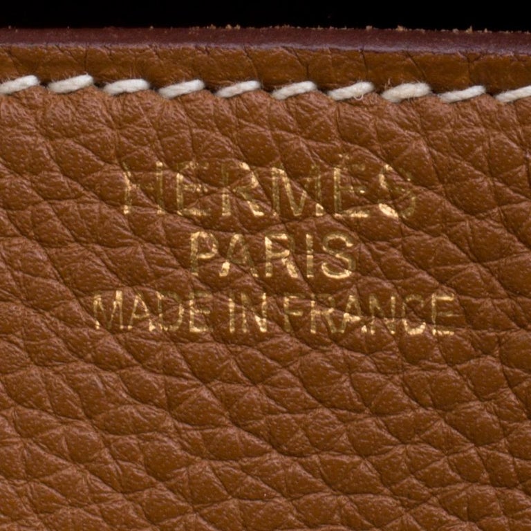 Hermes 42cm Brique Togo Leather Gold Plated JPG II Shoulder Birkin Bag -  Yoogi's Closet