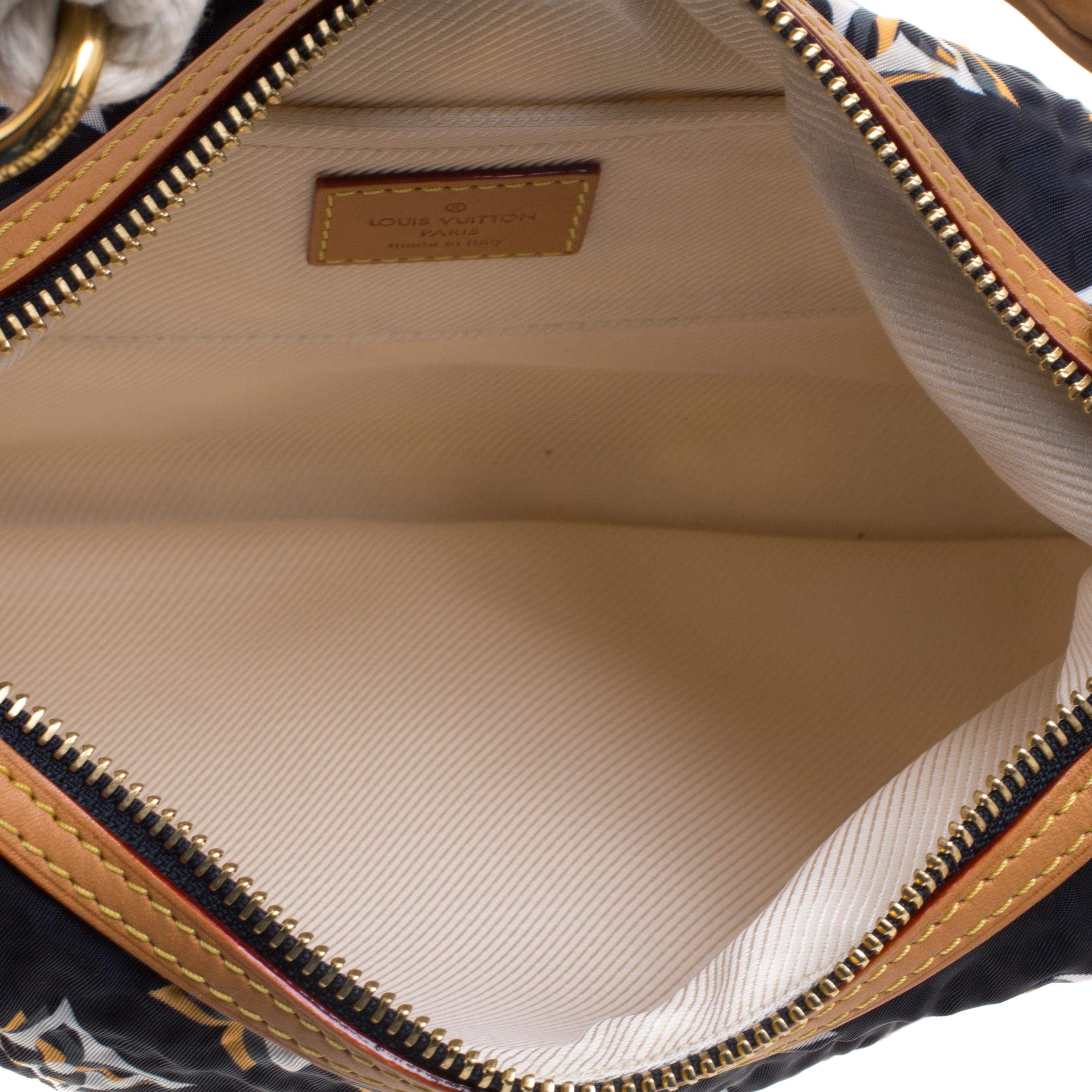 Louis Vuitton Navy Blue Monogram Fabric Limited Edition Bulles PM Bag In Good Condition In Dubai, Al Qouz 2