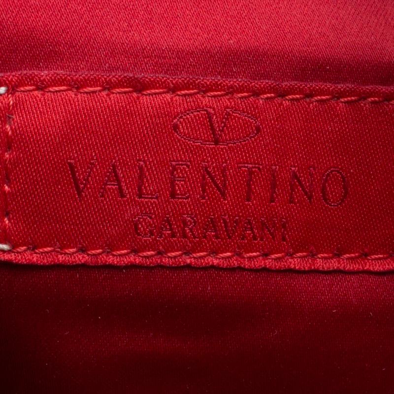 Valentino Black Patent Leather Bow Hobo 1