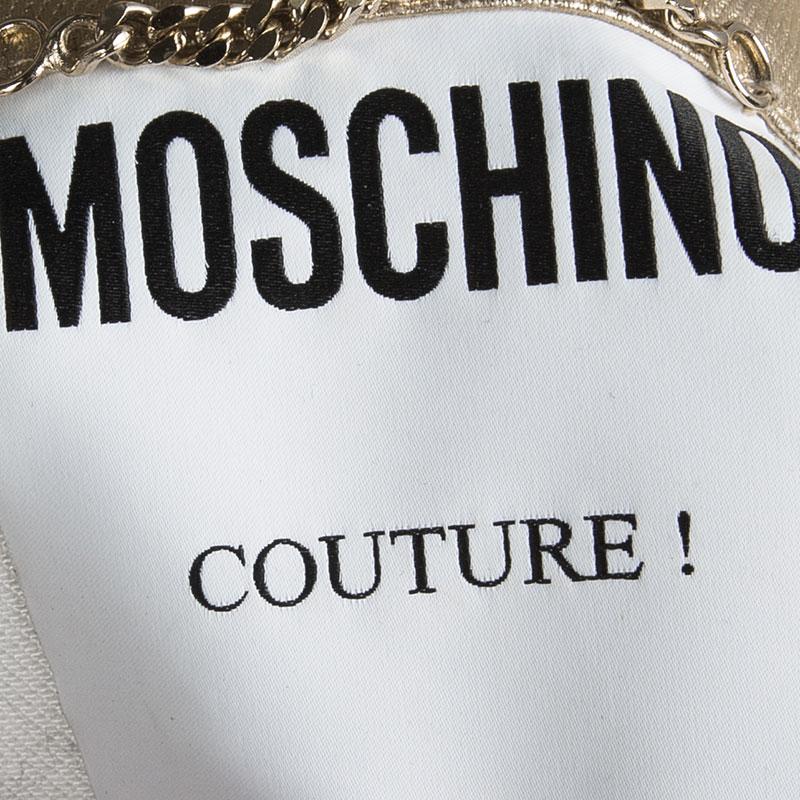 Moschino Gold Long Sleeve Jacket S 2