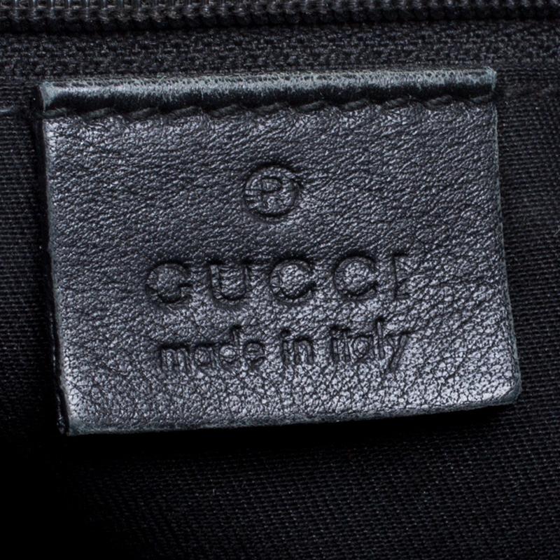 Gucci Black GG Canvas Small D Ring Shoulder Bag 1
