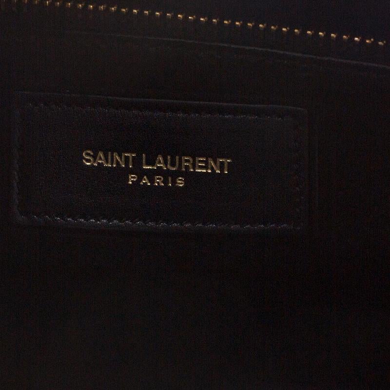 Saint Laurent Black Leather Large Classic Sac De Jour Tote 5