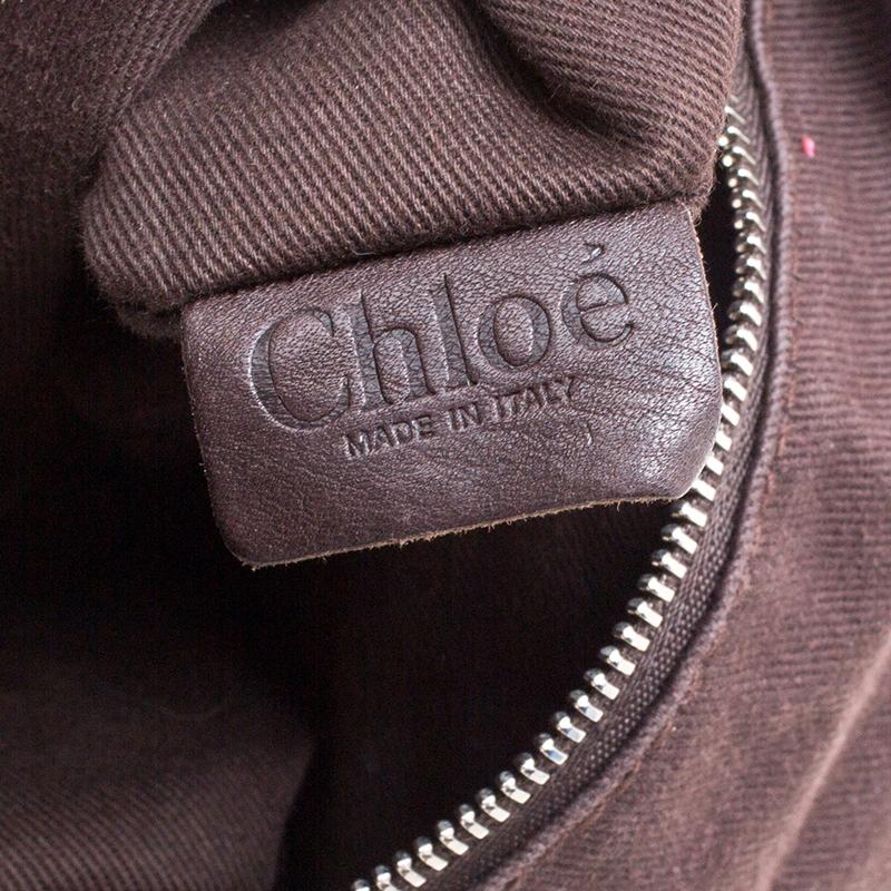 Women's Chloe Black Leather Large Zip Paddington Satchel