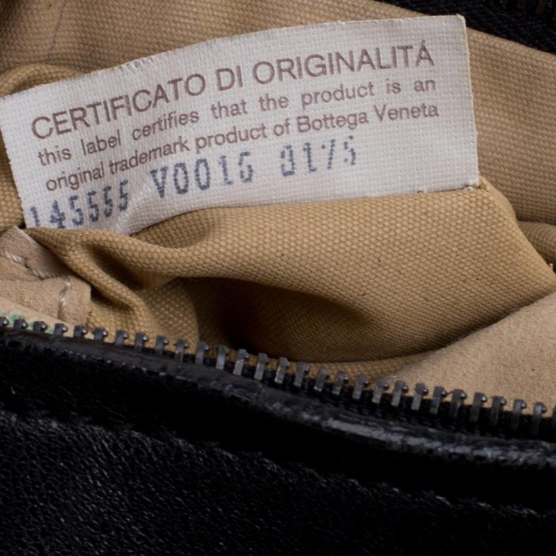 Bottega Veneta Black Intrecciato Leather Braided Handle Flap Shoulder Bag 3