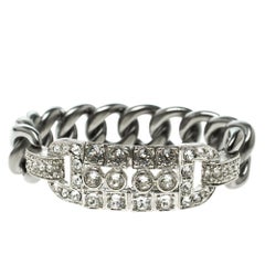 Chanel Crystal Chain Link Bracelet