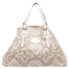 Louis Vuitton Beige Canvas Limited Edition Tahitienne Cabas GM Bag