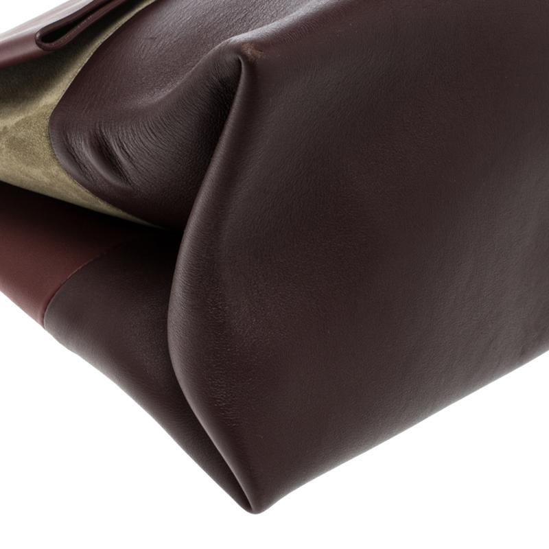 Women's Celine Tricolor Leather and Suede All Soft Tote