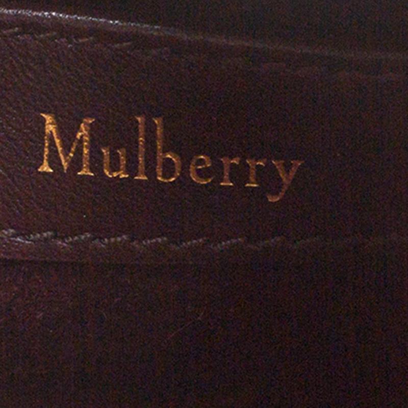 Women's Mulberry Dark Burgundy Leather Camden Bucket Bag
