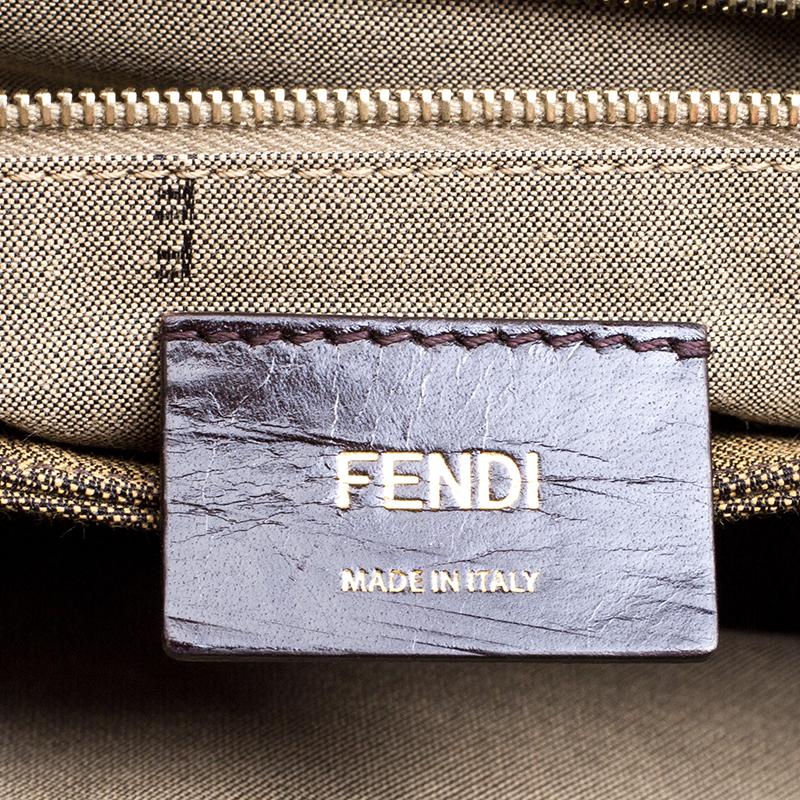 Fendi Pastel Beige Leather Claudia Shoulder Bag 1