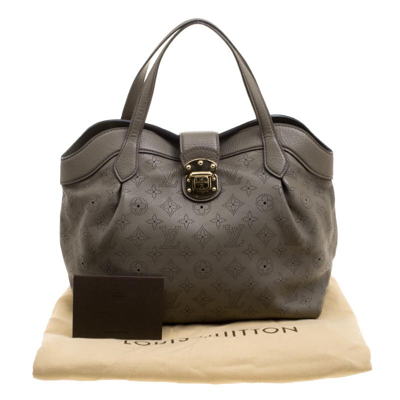 Louis Vuitton Taupe Monogram Mahina Leather Cirrus PM Bag 7