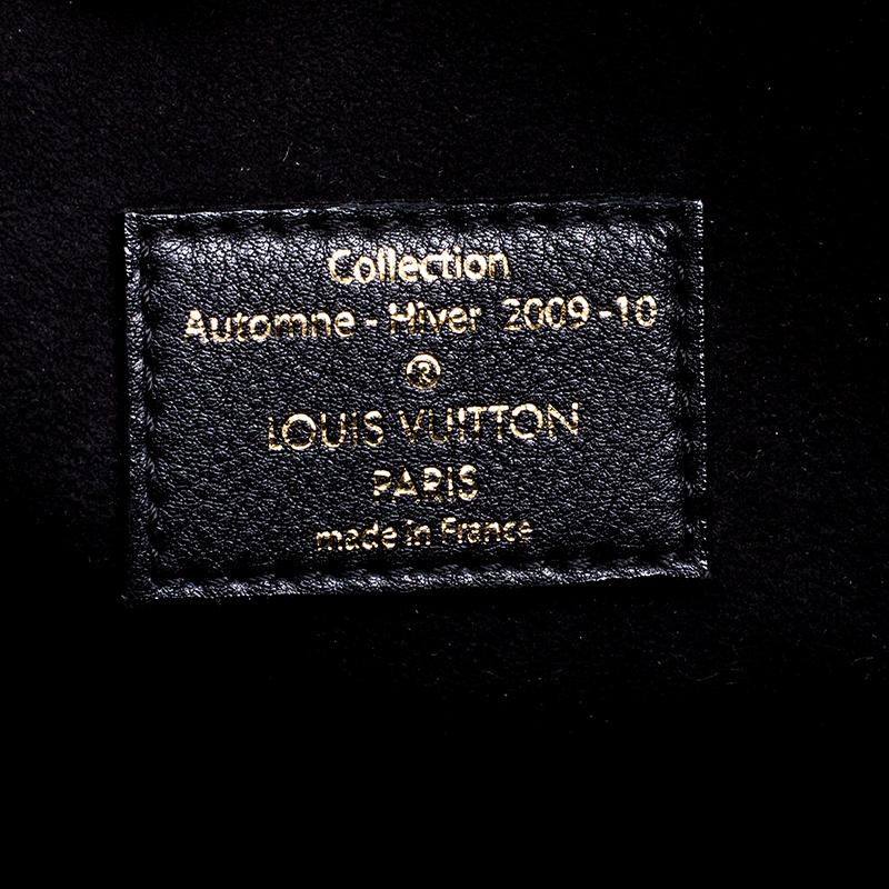 Women's Louis Vuitton Black Monogram Canvas Limited Edition Eclipse Alma Bag