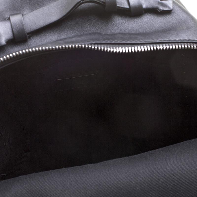 Valentino Black Leather Rockstud Backpack 2