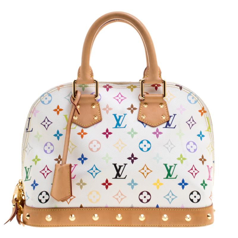 Louis Vuitton Alma Handbag Monogram Multicolor PM Multicolor 22020292
