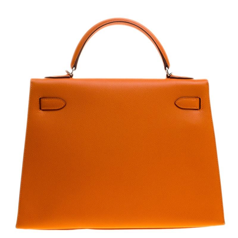 Your wait to own a Hermes Kelly Sellier 32 is now over! Inspired by none other than Grace Kelly of Monaco, Hermes Kelly is carefully hand stitched to perfection. The Maison doesn't fail to impress us with this piece, the side stitches for a Sellier