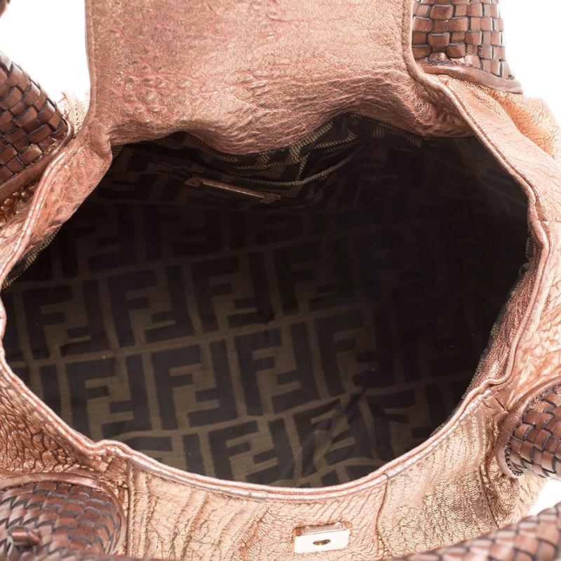Fendi Bronze Leather Baby Spy Bag 1