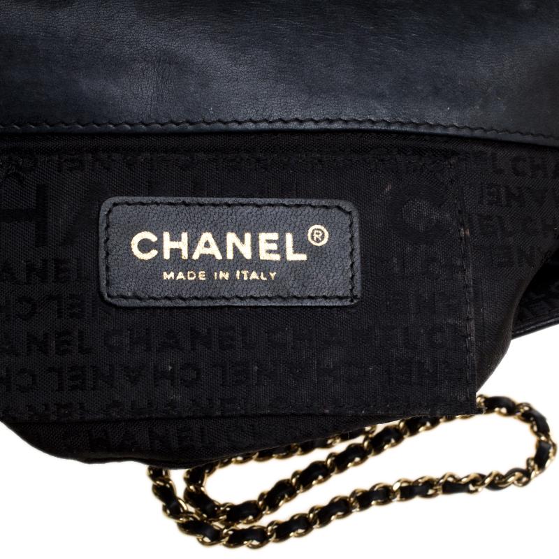 Chanel Black Chocolate Bar Quilted Leather East West Flap Shoulder Bag 6