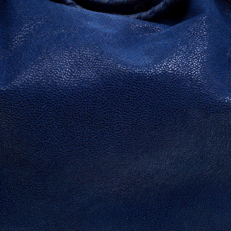 Stella McCartney Blue Faux Leather Falabella Hobo 1