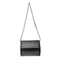 Givenchy Black Leather Micro Chain Details Pandora Box Shoulder Bag