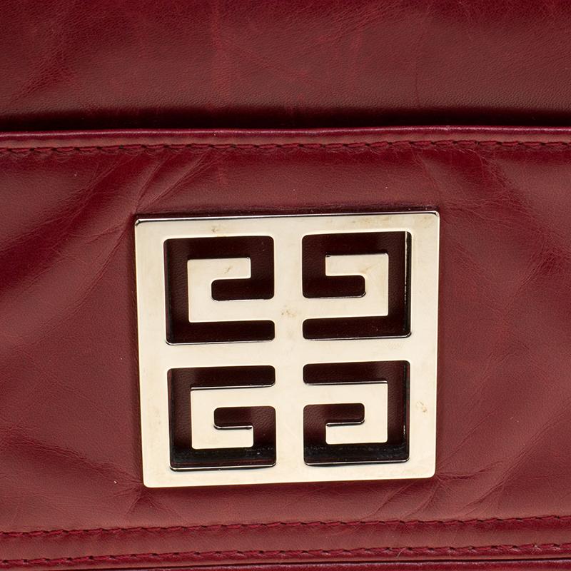 Givenchy Red Leather Logo Shoulder bag 2