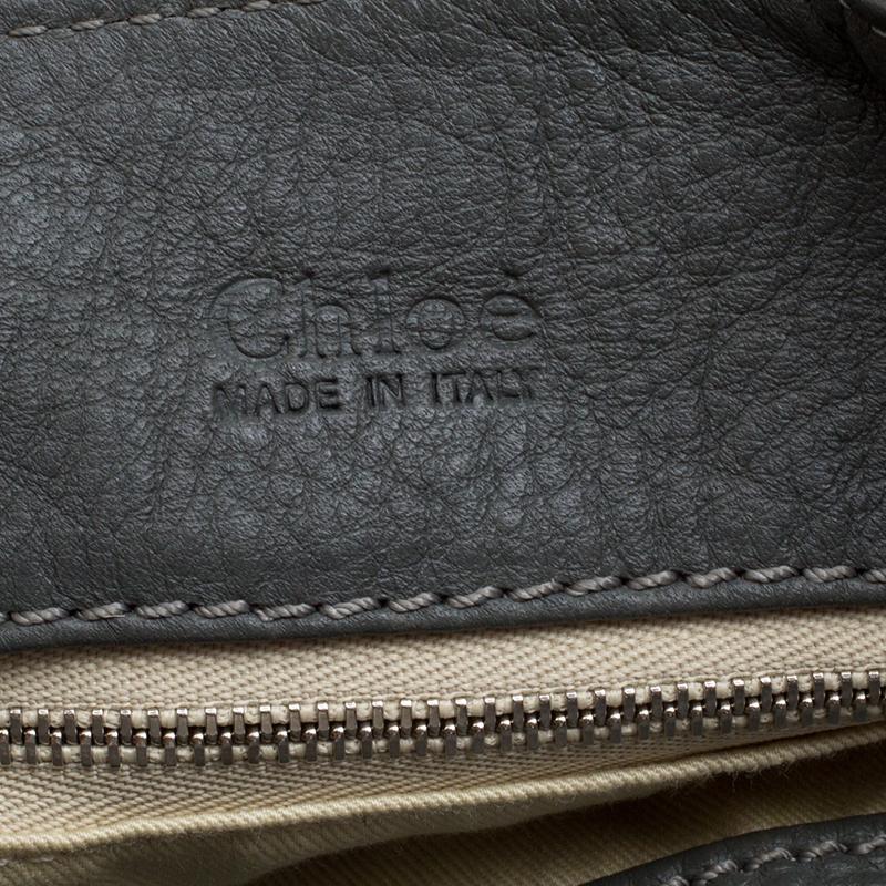 Chloe Mousse Leather Oversized Paddington Satchel 5