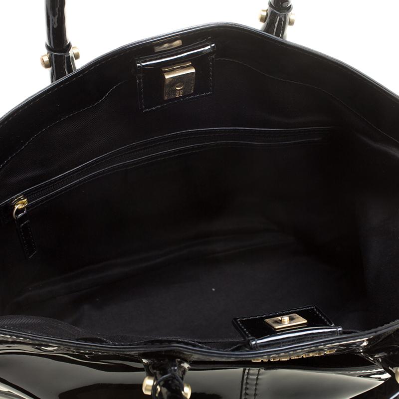 Givenchy Black Patent Leather Tote 1